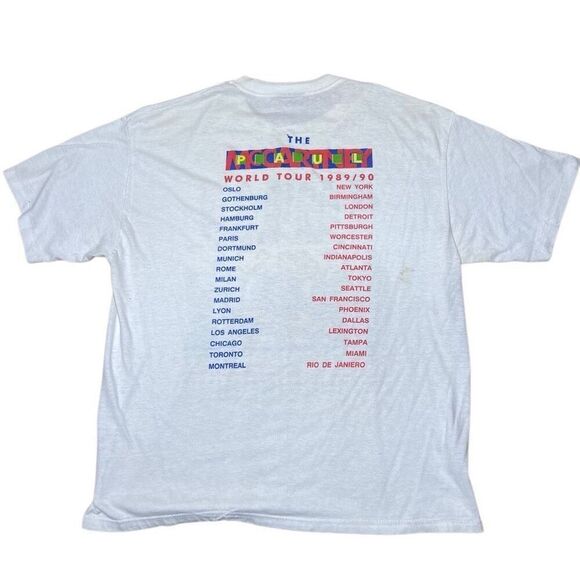 Vintage 80s Paul McCartney World Tour T Shirt XL - Picture 6 of 7